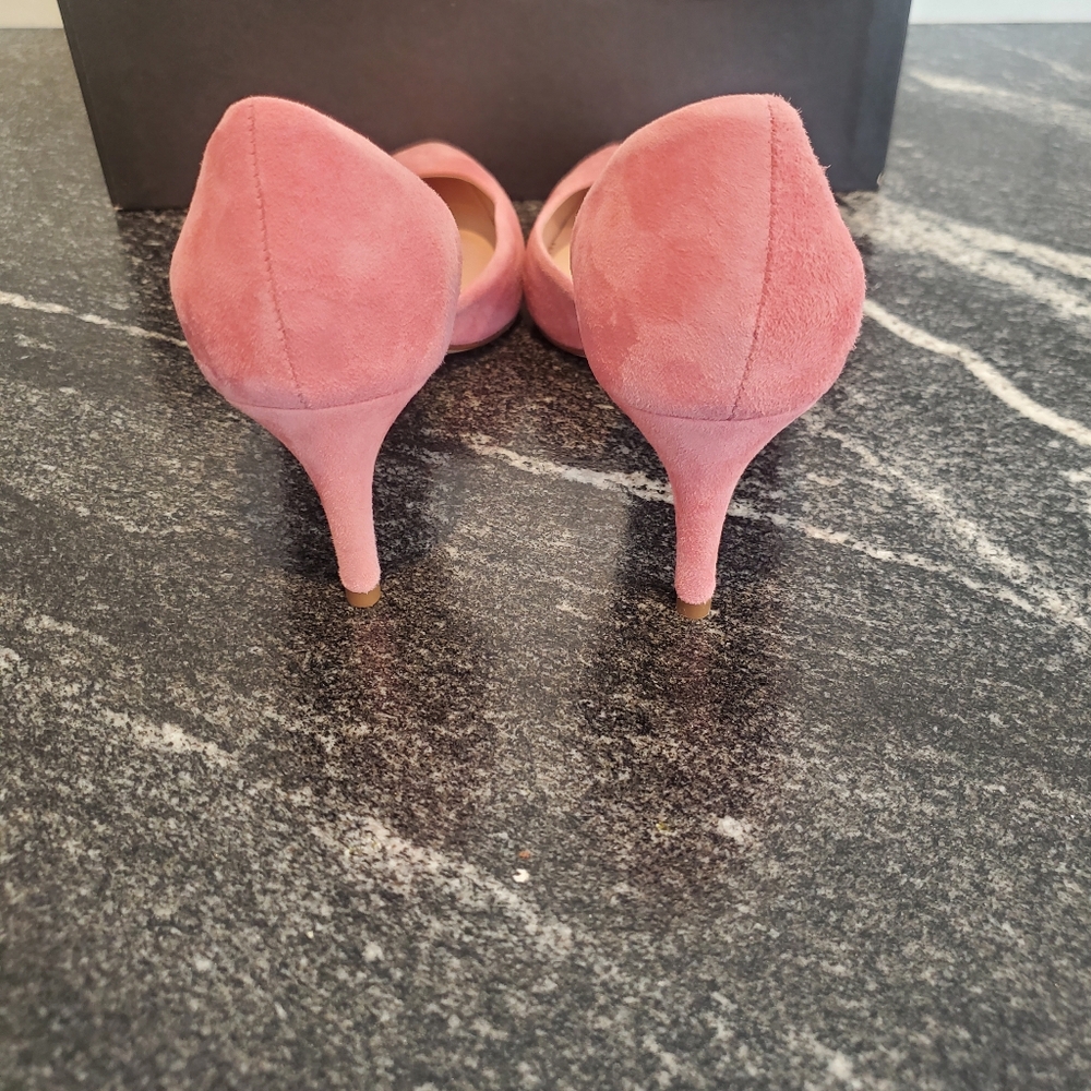J. Crew Pink Suede Heels - Picture 8 of 10